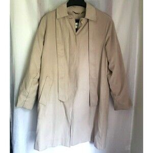 Appleseed Jacket Size Medium Jacket Coat Full Zipper Beige Cream